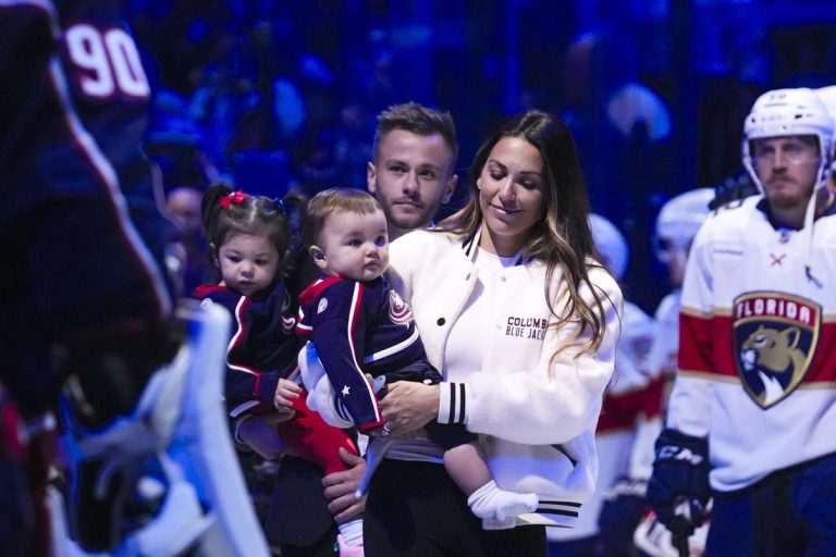 Johnny Gaudreau’s widow delivers their third child