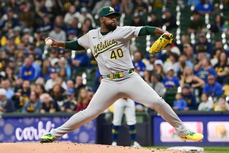 Luis Severino picks up first win as A’s edge Brewers