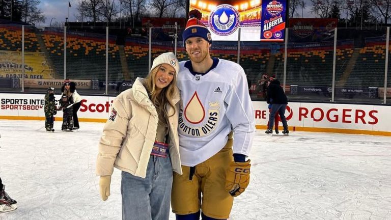 Connor McDavid’s wife Lauren shares major update regarding her sportswear apparel brand’s event schedule for Game 4 at Rogers Place