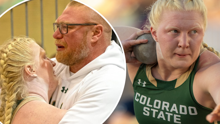 Daughter of WWE and UFC legend Brock Lesnar, Mya, is now the no.1 ranked shot put thrower in the NCAA