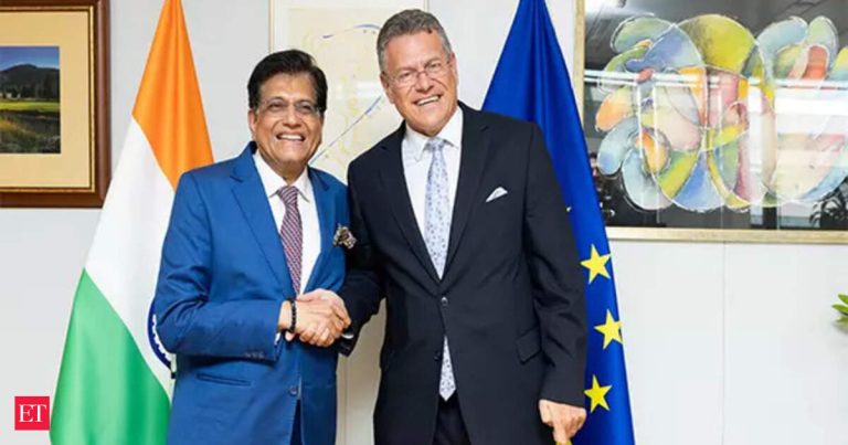 Piyush Goyal holds trade talks with EU Commissioner, India-EU reaffirm to conclude FTA by end of 2025