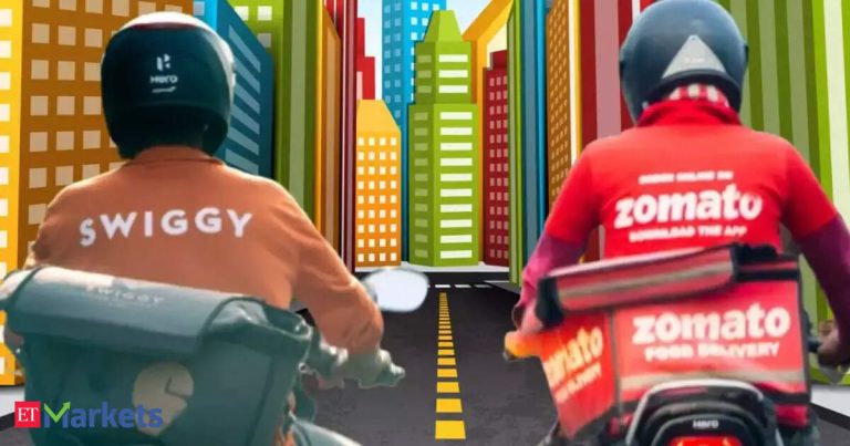 Zomato, Swiggy shares rise up to 3% as platforms drop rain surcharge waiver for members