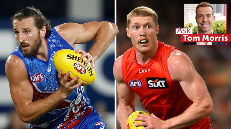 Tom Morris provides contract updates on Marcus Bontempelli, Matt Rowell, Darcy Cameron and more