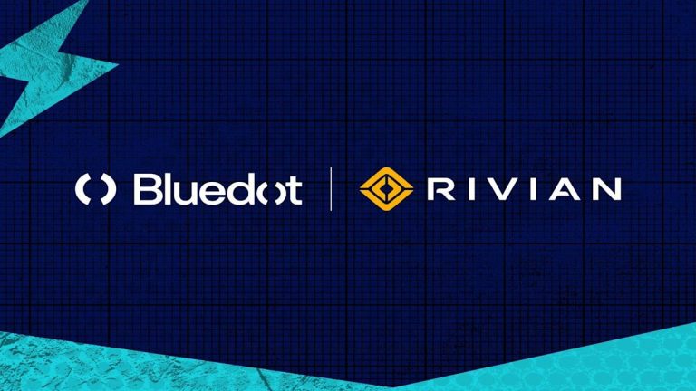 Rivian’s service fleet charging enhanced by Bluedot technology