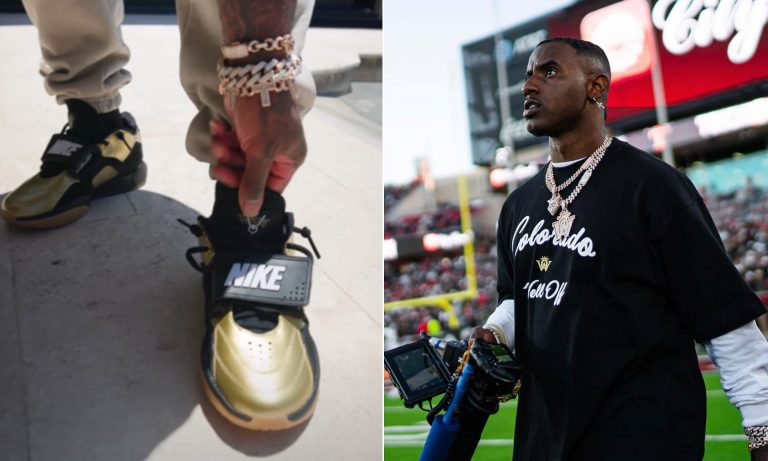 “It’s a top secret, confidential”: Deion Sanders Jr. hints at new sneakerline drop while flexing limited edition golden
