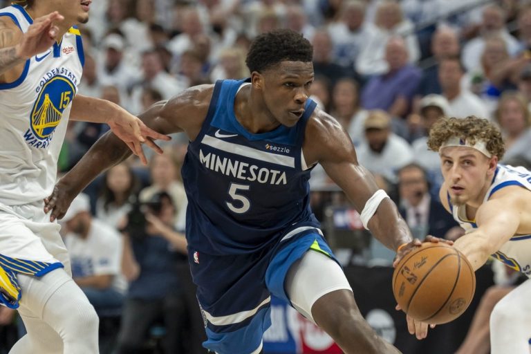 Wolves’ Anthony Edwards (ankle) returns after brief absence