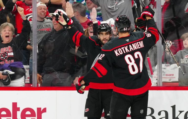 Hurricanes one win away from clinching series after beating Caps
