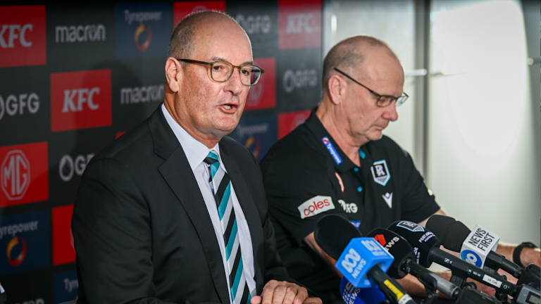 Port Adelaide Power chairman David Koch eyeing AFL chairman job, reports Damian Barrett
