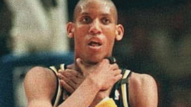 New York Knicks v Indiana Pacers; Reggie Miller; Spike Lee; Jalen Brunson