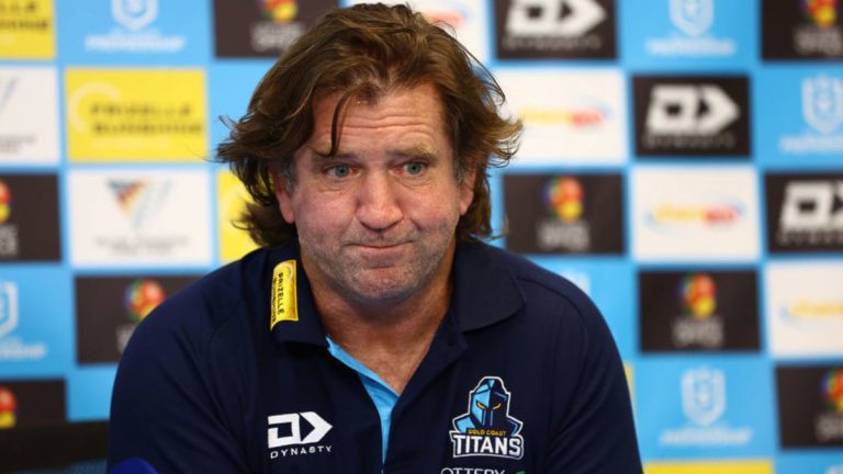 Gold Coast Titans powerbrokers pushing for Des Hasler’s contract clauses to be removed, says Michael Chammas