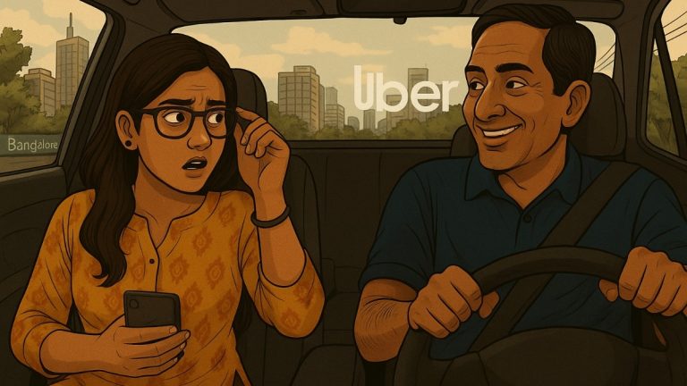 Bengaluru woman books Uber, gets picked up by her team lead; He moonlights for this reason