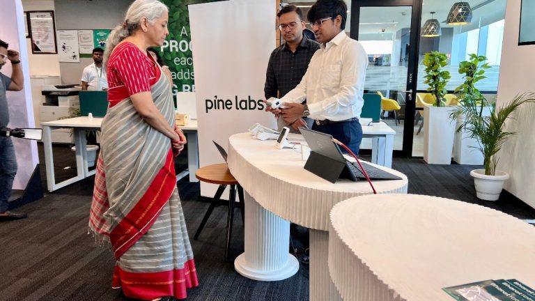 FM Sitharaman visits Pine Labs, highlights push for digital public infrastructure