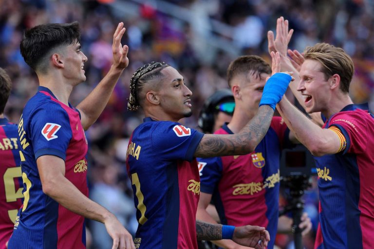 Barcelona rallies past Real Madrid, moves closer to La Liga title
