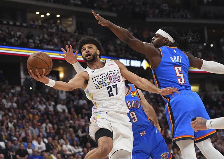 Sick Jamal Murray leads Nuggets past Thunder to force Game 7