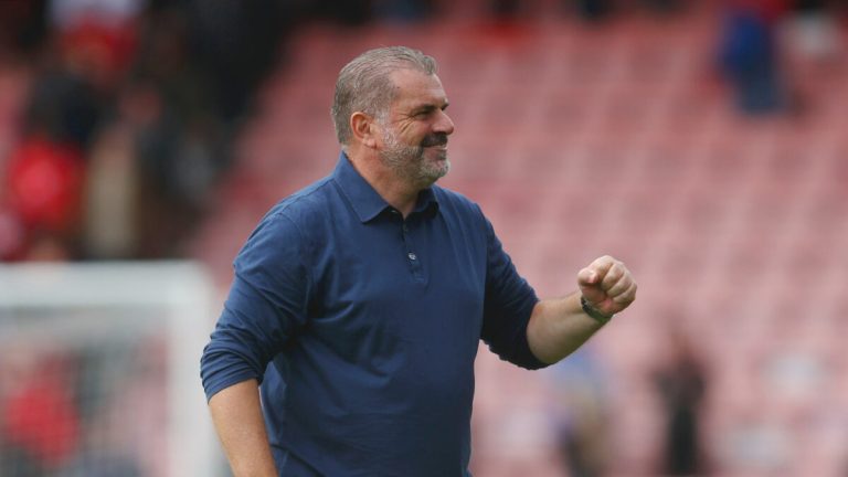 ‘Season three is better than season two!’ Ange’s mic drop moment lights up Spurs’ Europa League victory parade