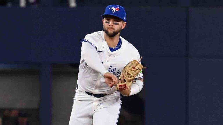 Blue Jays’ Bo Bichette out of lineup vs. Rangers with lower back tightness