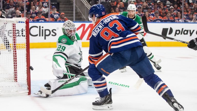 Oilers’ Ryan Nugent-Hopkins, Corey Perry hit playoff milestones in Game 4
