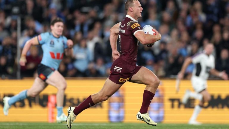 A fever dream in rugby league’s Field of Dreams surrounded by drooling Queensland fans