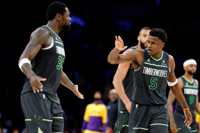 Video Shows Anthony Edwards Reacting To Concerning Playoffs Stat