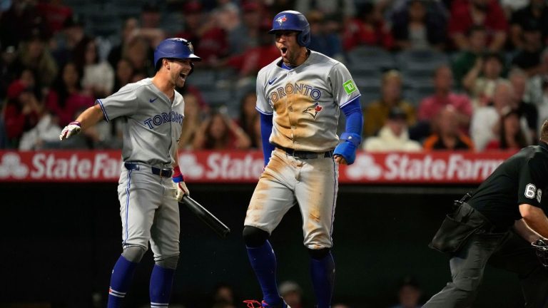 Offence finally finds rhythm as Blue Jays avoid costly sweep vs. Angels