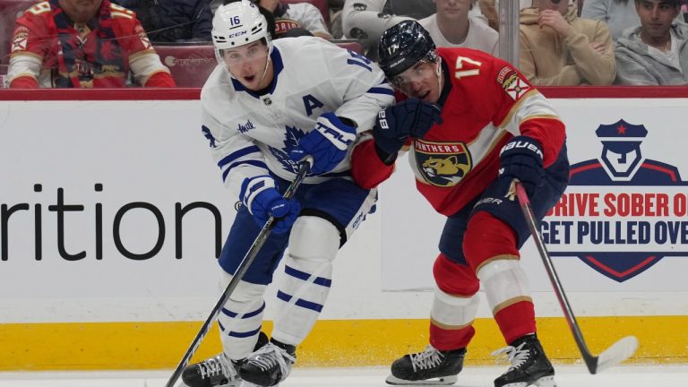 Maple Leafs, Panthers to start series Monday in Toronto
