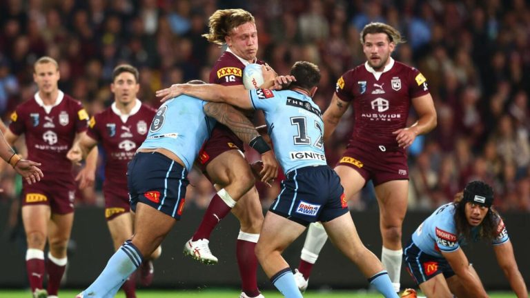 High tackle ban casts doubt over Maroons star for Origin opener
