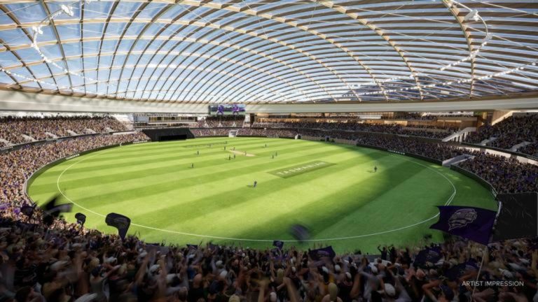 Hobart stadium roof design causes dispute with Cricket Australia, Tassie Devils drama