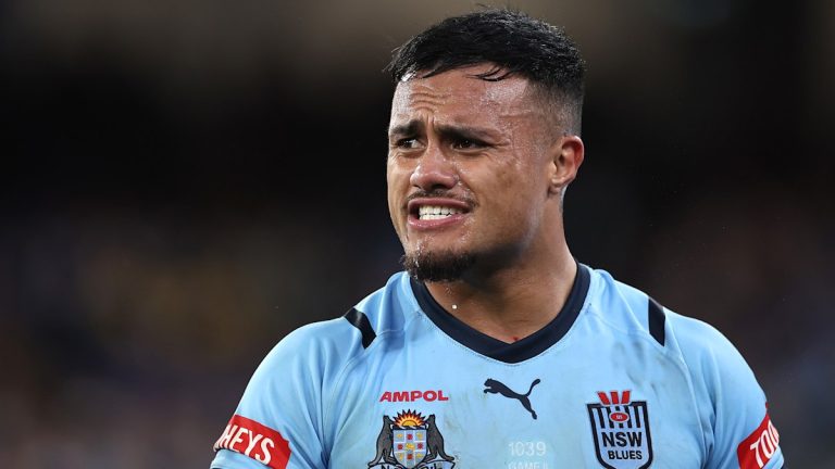 Spencer Leniu, Latrell Mitchell on self-imposed media bans in NSW Blues camp