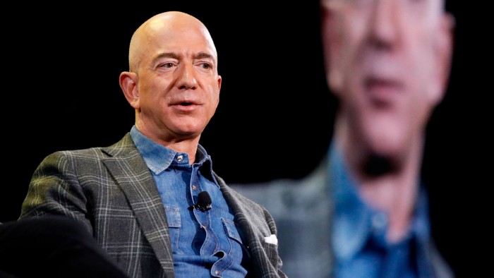 Jeff Bezos to sell up to $4.75bn in Amazon stock