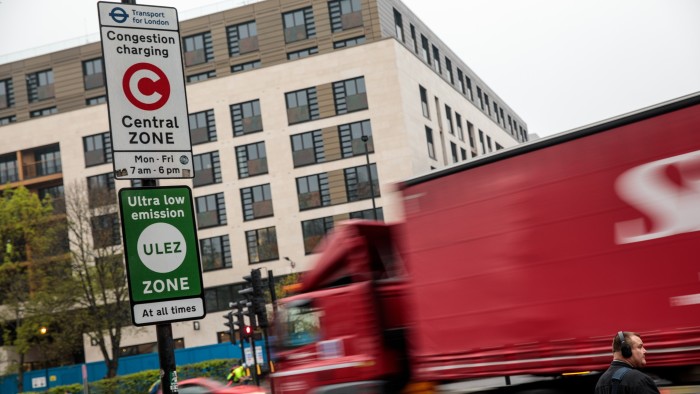 London congestion charge set to rise by 20% under TfL plans