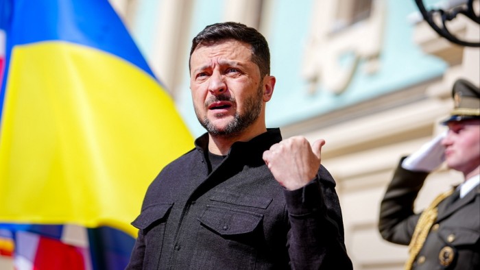 Volodymyr Zelenskyy says Russia must agree to ceasefire before holding peace talks
