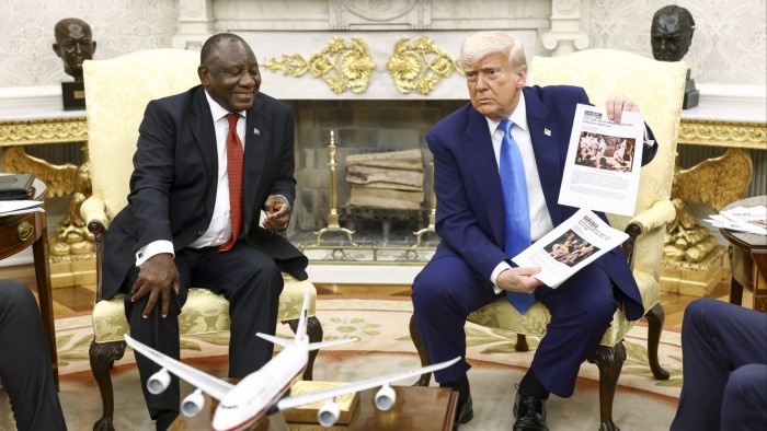 Donald Trump attacks South Africa’s Ramaphosa over targeting of white farmers