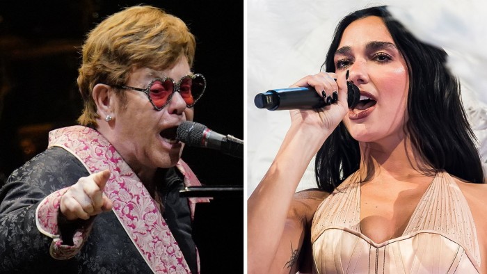 Elton John and Dua Lipa urge Starmer to back UK artists in AI copyright row