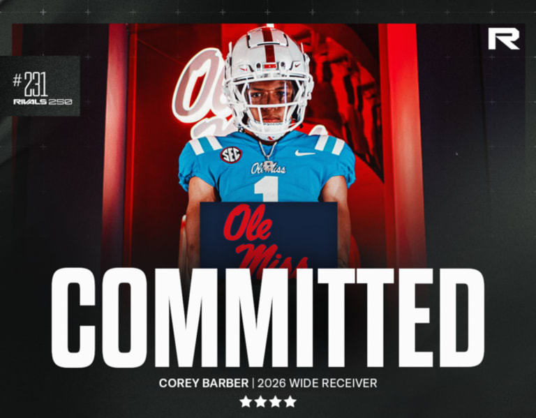 Ole Miss reels in speedy four-star WR Corey Barber Jr.