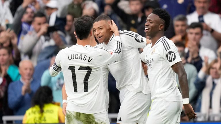 Mbappe brace helps Madrid keep pace with Barcelona ahead of ‘clasico’