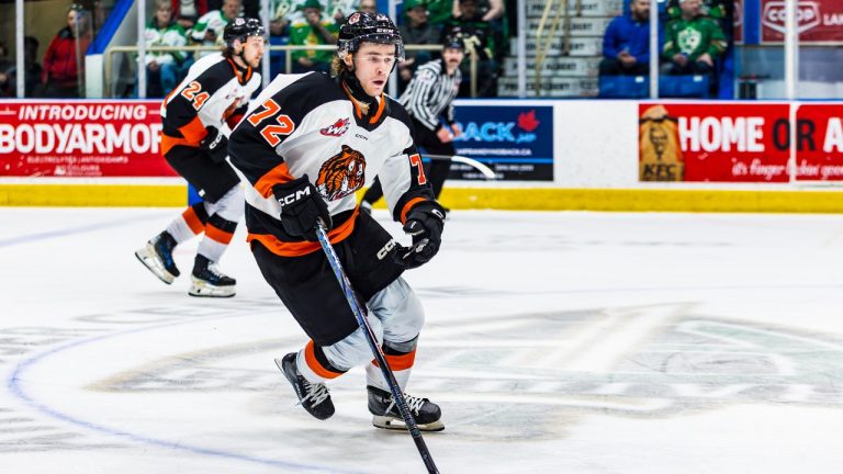 Tigers star Gavin McKenna out for Game 3 of WHL final with undisclosed injury