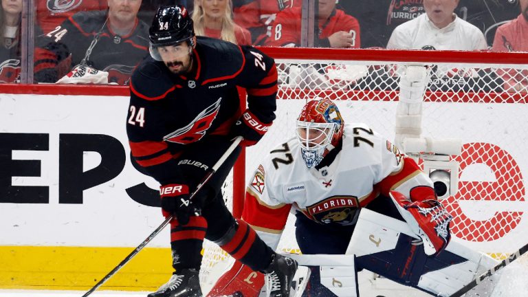 Bobrovsky helps Panthers seize early control of series against Hurricanes