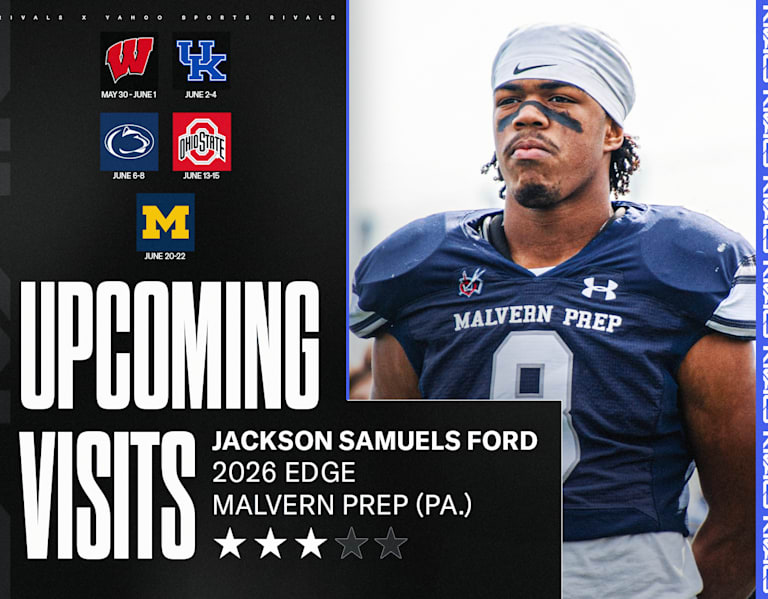 Three-star EDGE/ATH Jackson Samuels Ford previews official visit slate