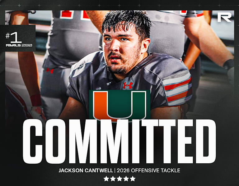 Shocker! Rivals250 No. 1 Jackson Cantwell commits to Miami over Georgia