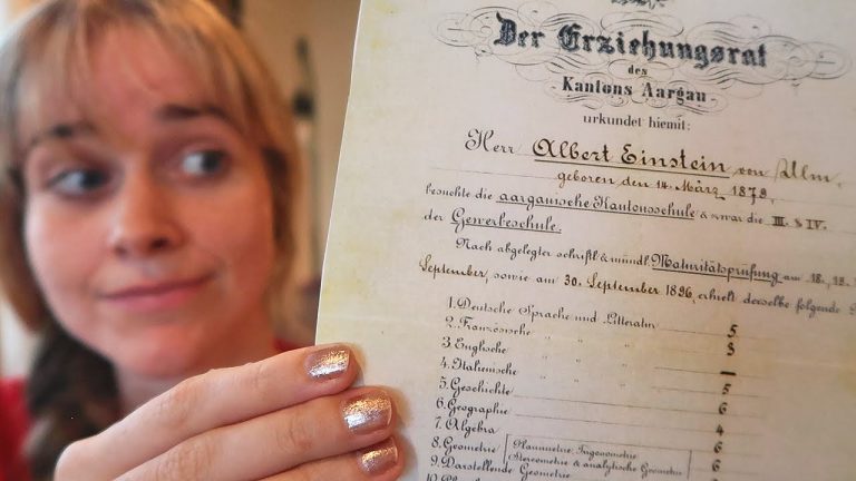Albert Einstein’s Grades: A Fascinating Look at His Report Cards