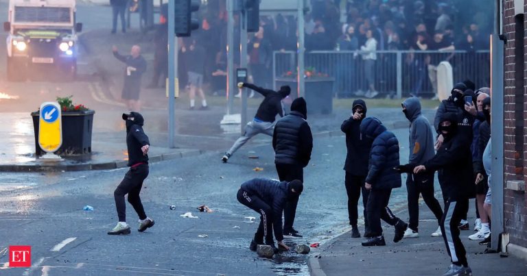 Anti-immigrant rioting stretches into second night in Northern Ireland