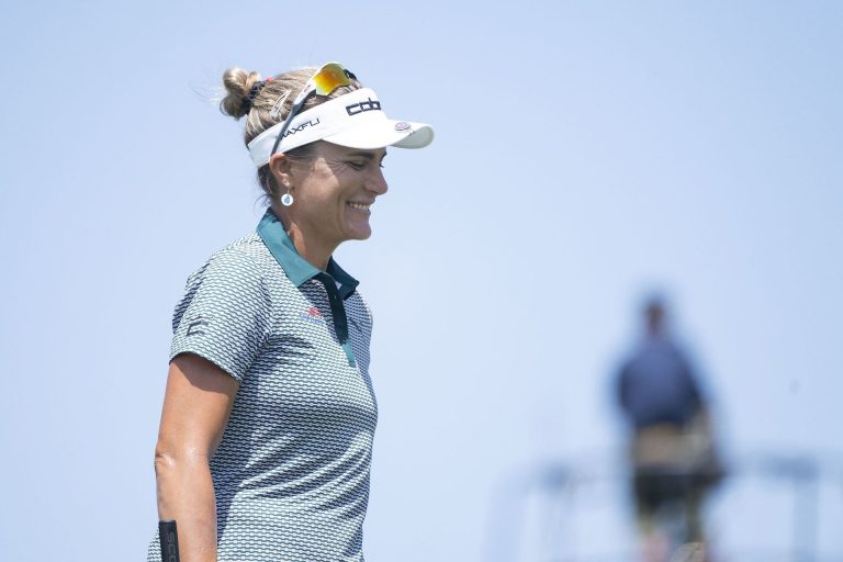 How did Lexi Thompson perform in Round 2 of the 2025 KPMG Women’s PGA Championship?