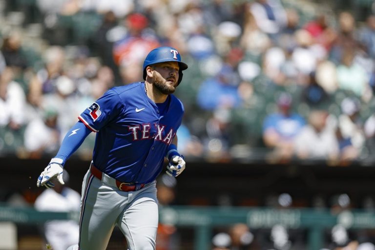 Rangers place 1B Jake Burger (oblique) on 10-day injured list