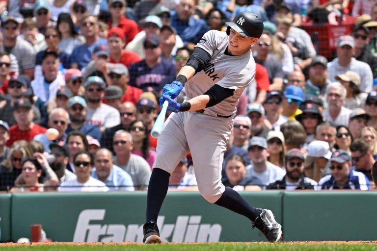 Ben Rice out of Yankees’ lineup with Giancarlo Stanton back