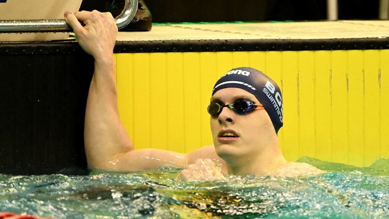 Edward Sommerville wins men’s 200m freestyle final, qualifies for Singapore world championships