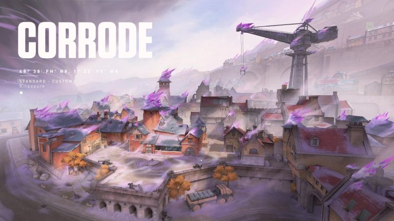 Best smoke spots on Corrode in Valorant