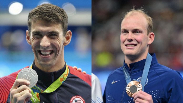 U.S. swimmer Luke Hobson reveals watching Michael Phelps compete at Olympics inspired his own dreams
