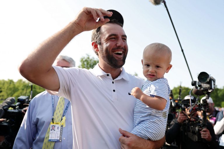 Scottie Scheffler shares heartfelt video for himself and his father on special day