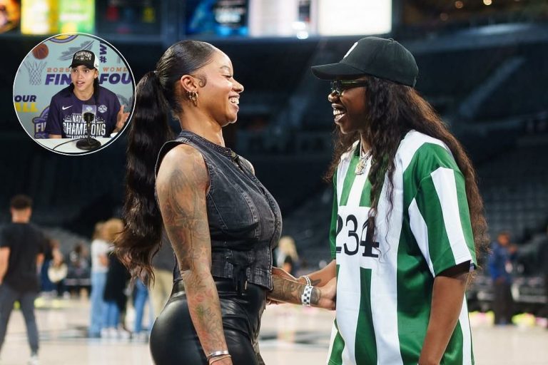 Azzi Fudd and Arike Ogunbowale’s fiancée tease major collaboration in heartfelt courtside exchange