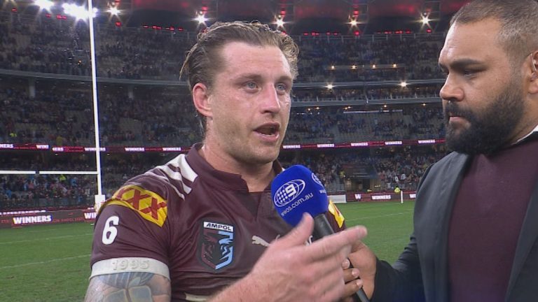 Queensland captain Cameron Munster swears in post-game interview, Billy Slater comments